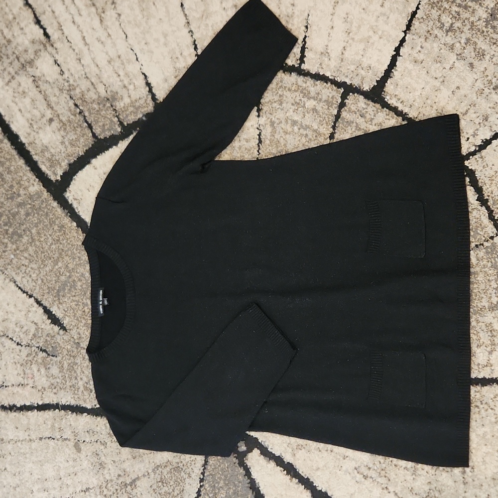 Cable and gauge sweater